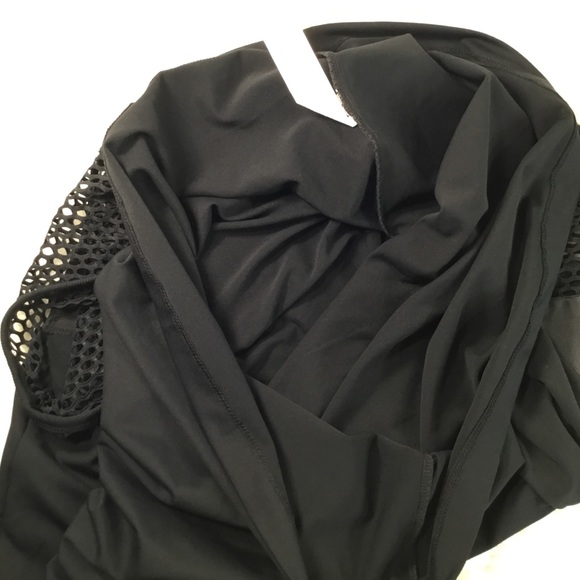 FABLETICS SARA BLACK MESH AND NET ATHLETIC DRESS M - Picture 11 of 15